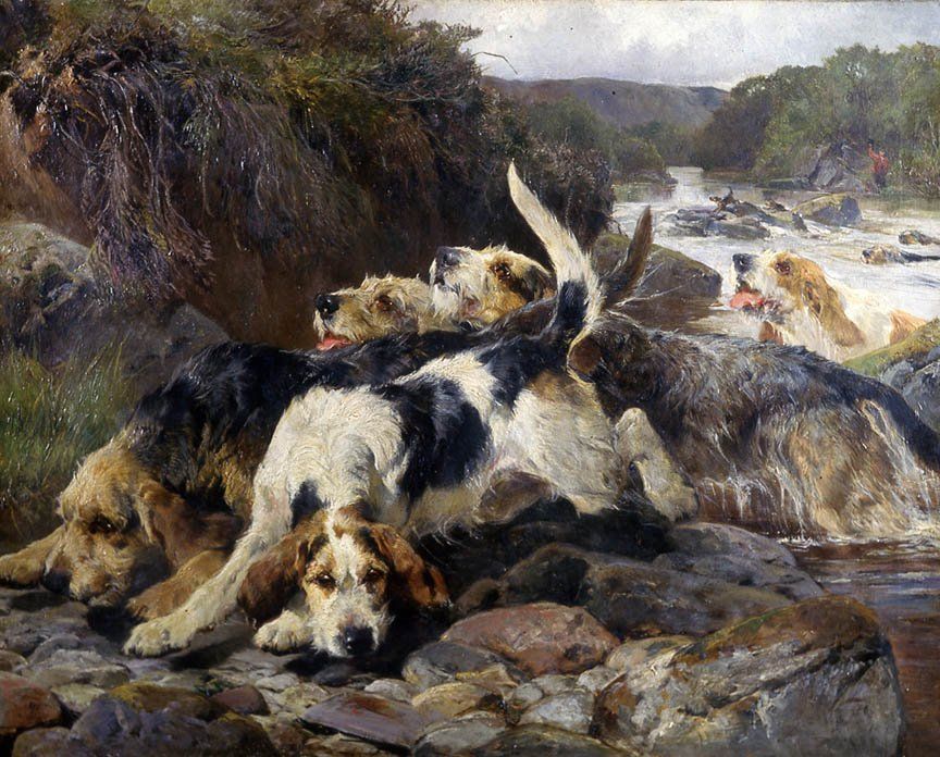 Unknown The Otterhounds by John Sargent Noble
